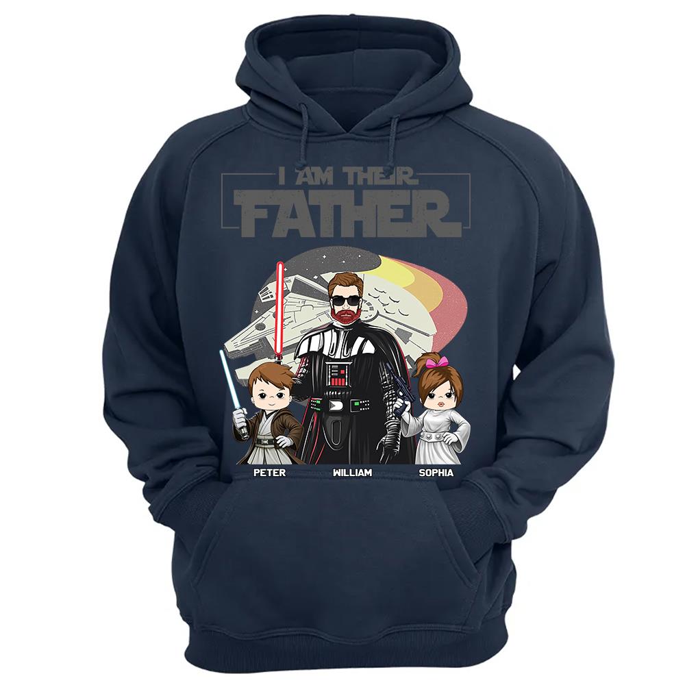 I Am Their Father - Personalized Shirt For Dad - Custom Gift For Father's Day NA04 Hv01