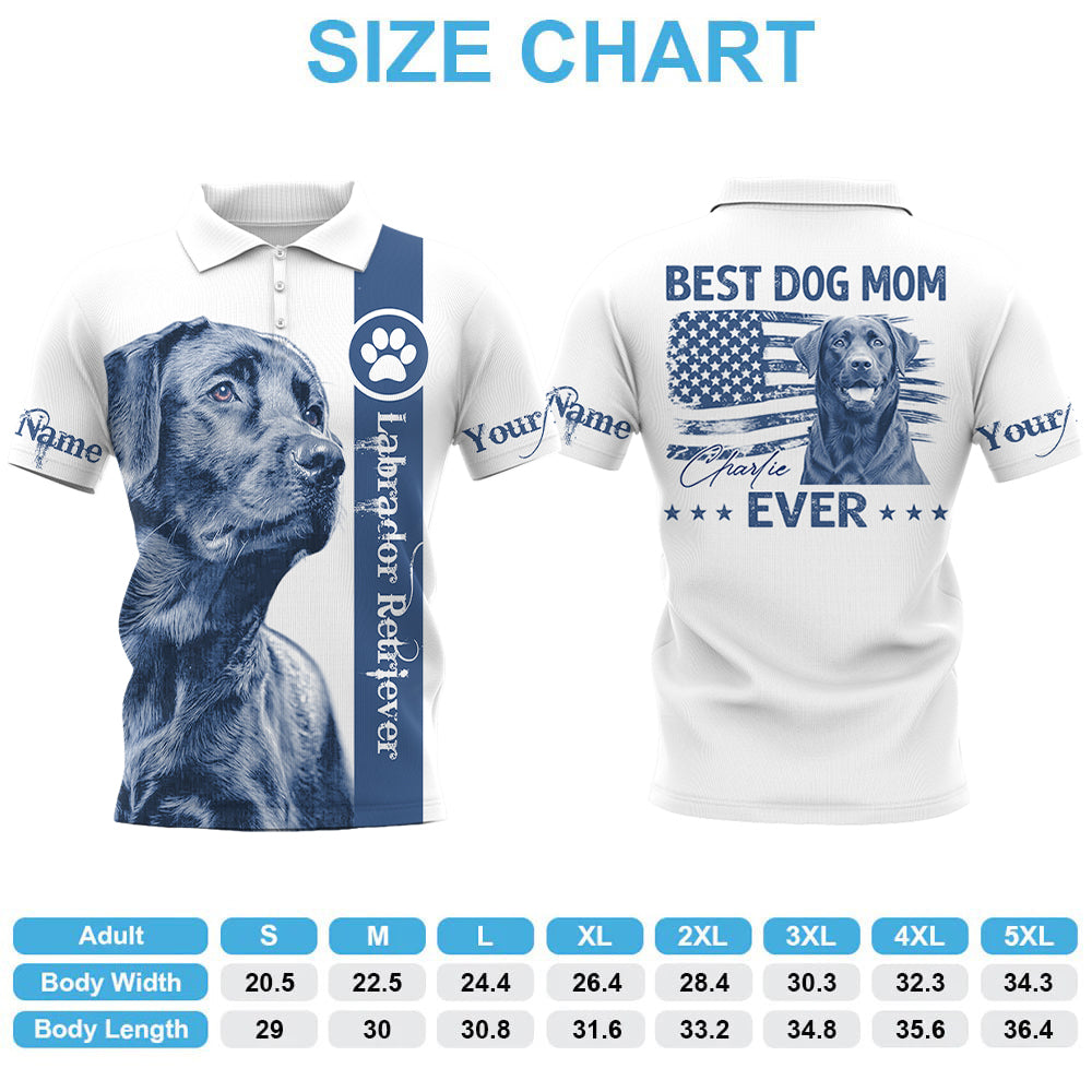 Best Dog Dad Mom Ever - Personalized Shirt - Custom Photo Dog Gift For Dog Lovers T1807