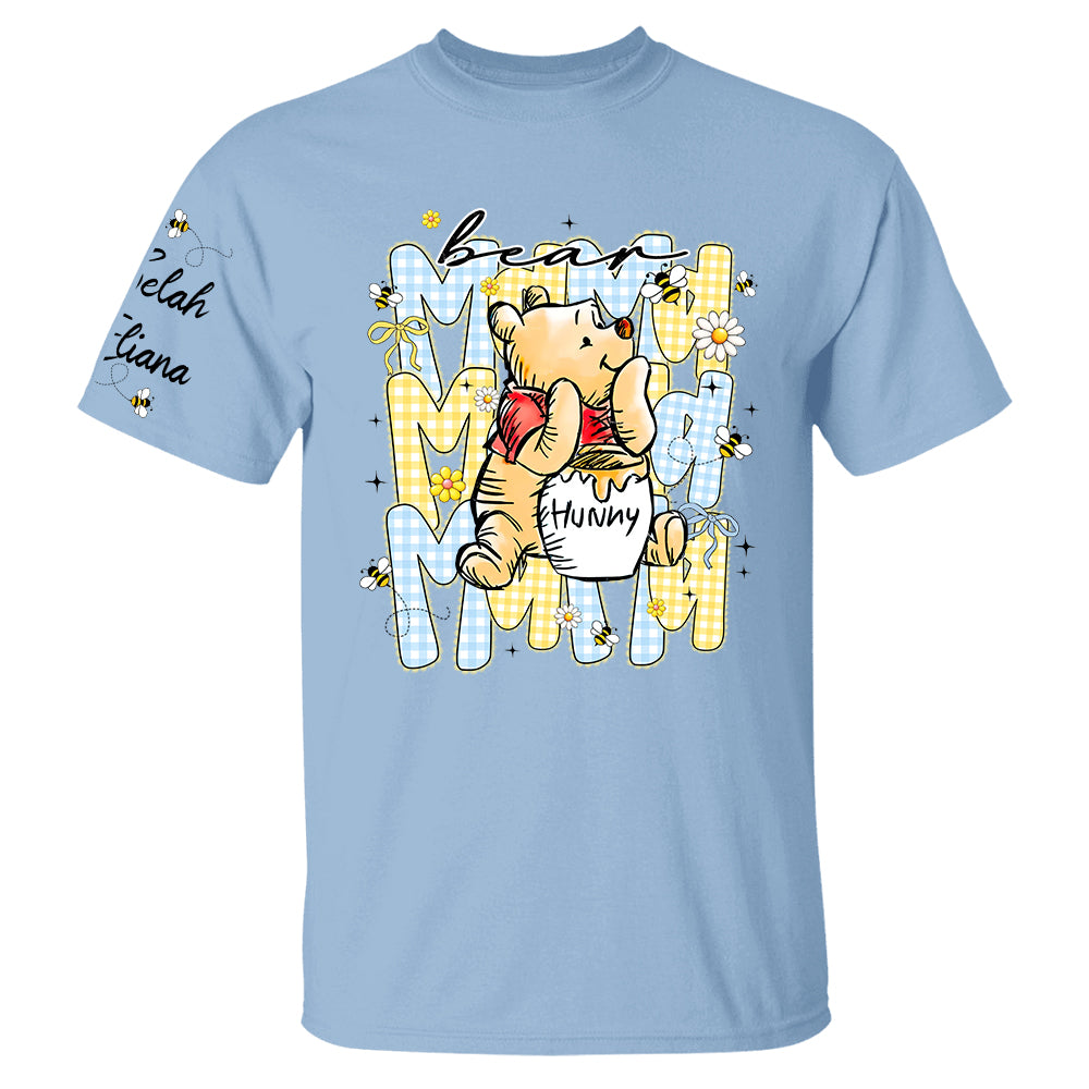 Mama Bear EST, Personalized Mother Shirt with Kids Names, Perfect Gift for Mother's Day, Gift For Mama Nini Gigi Nene Grandma MI209 TH23