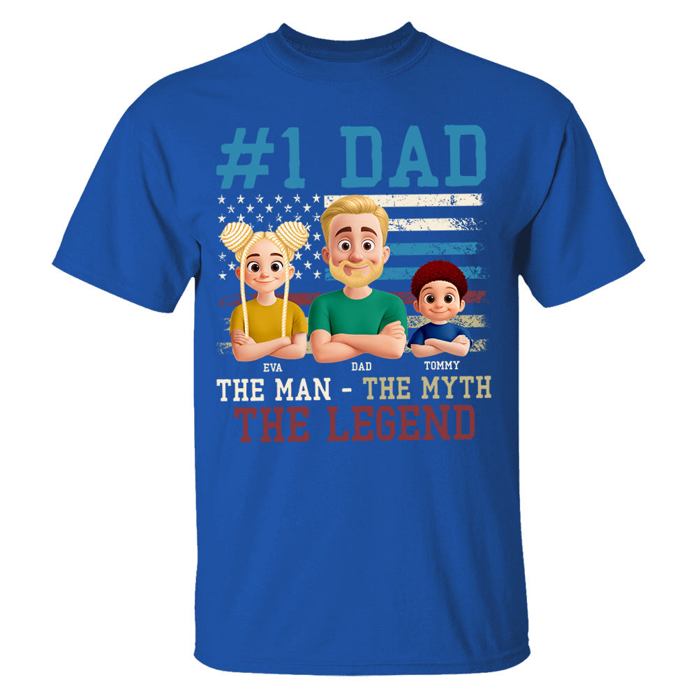 The Man The Myth The Legend, Personalized Shirt Gift For Dad T1807 Pt99