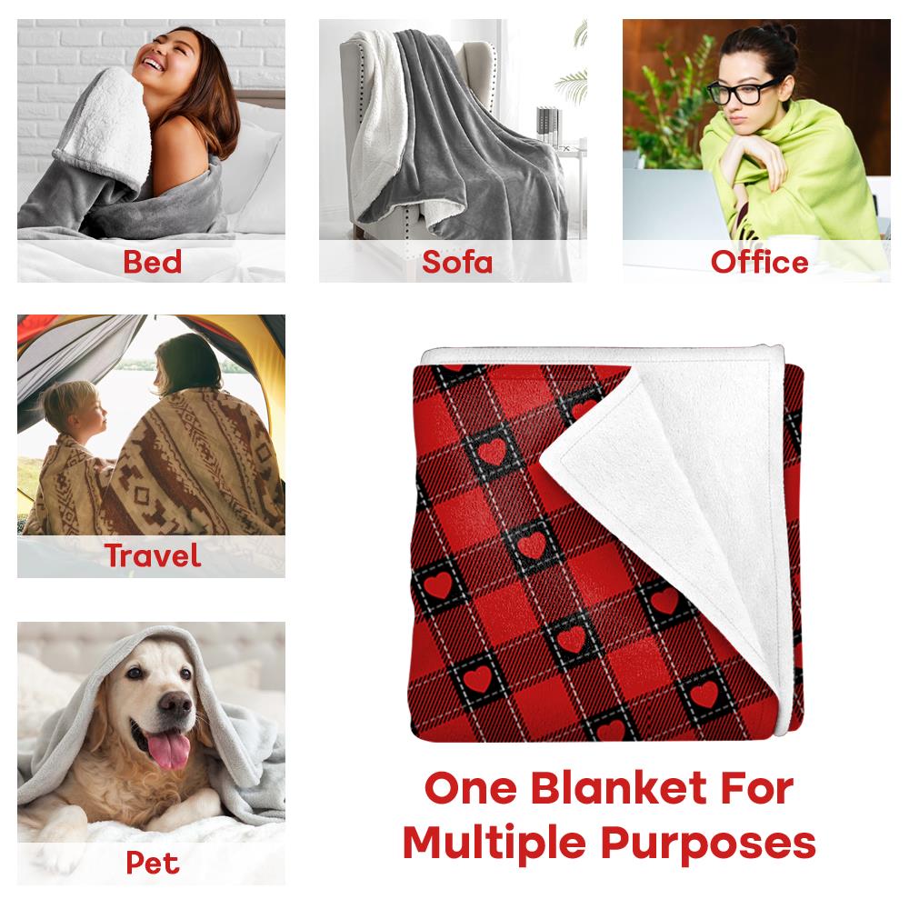 The Best Moments In Life Are The Ones Spent With You - Couple Personalized Custom Blanket - Christmas Gift For Husband Wife, Anniversary