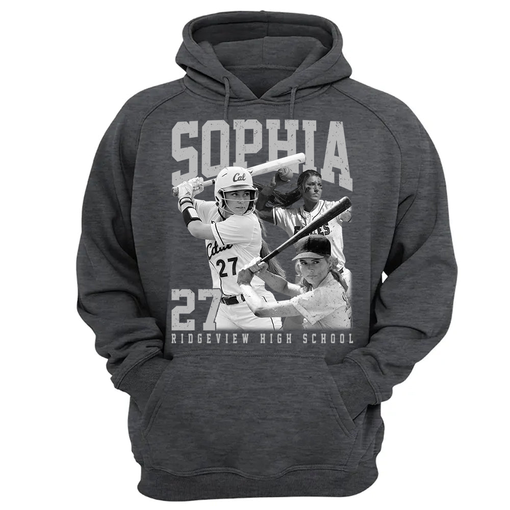 Softball Lover - Personalized Washed Tee Custom Sport Players Sport Family NA04