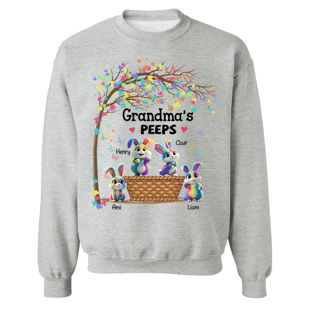 Personalized Grandma's Peeps Easter Day Shirt
