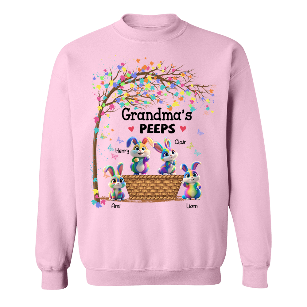 Personalized Grandma's Peeps Easter Day Shirt