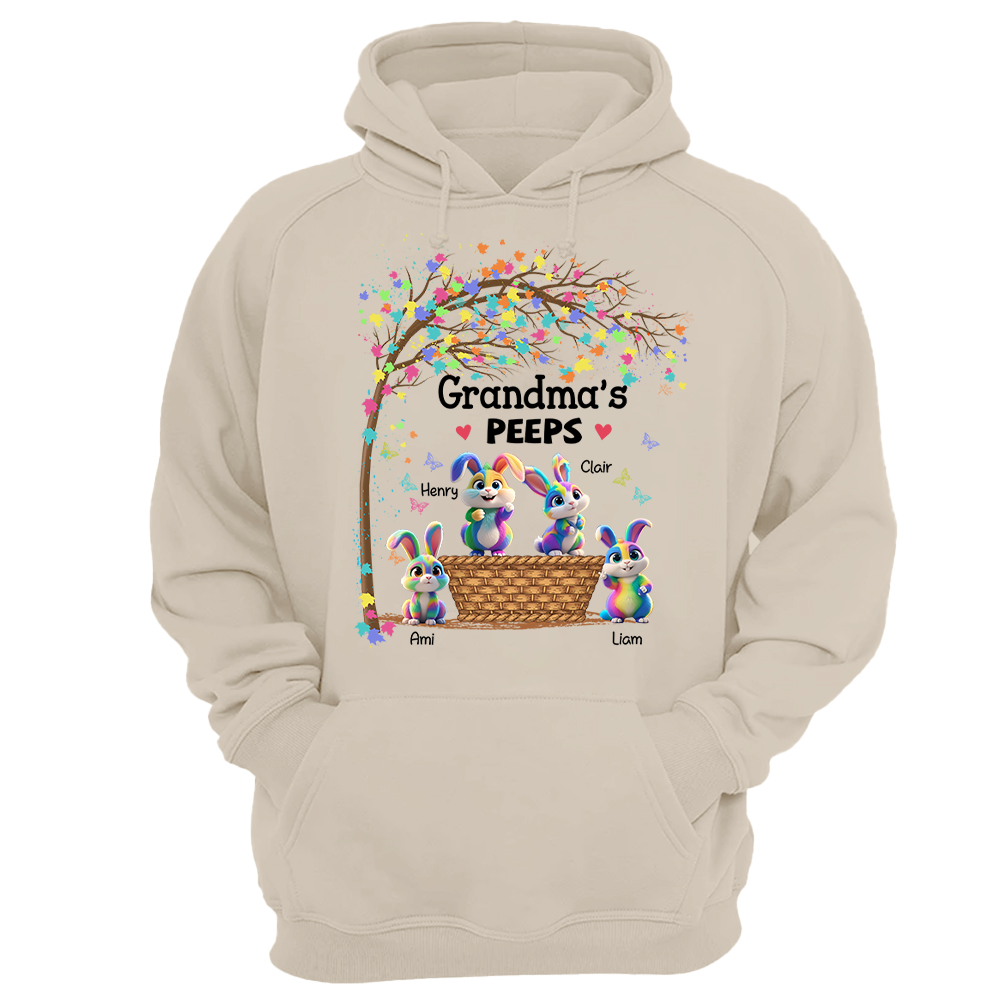 Personalized Grandma's Peeps Easter Day Shirt