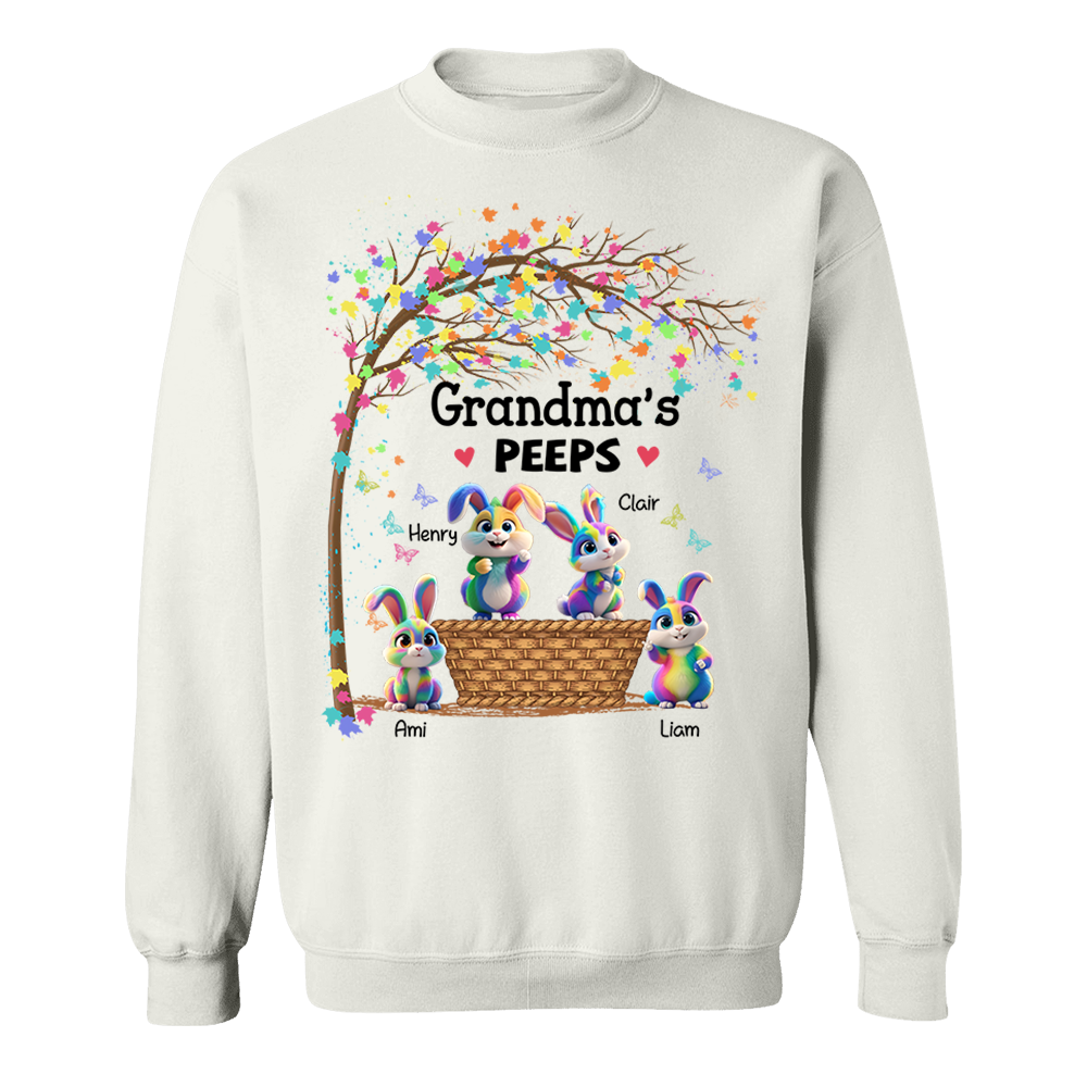 Personalized Grandma's Peeps Easter Day Shirt