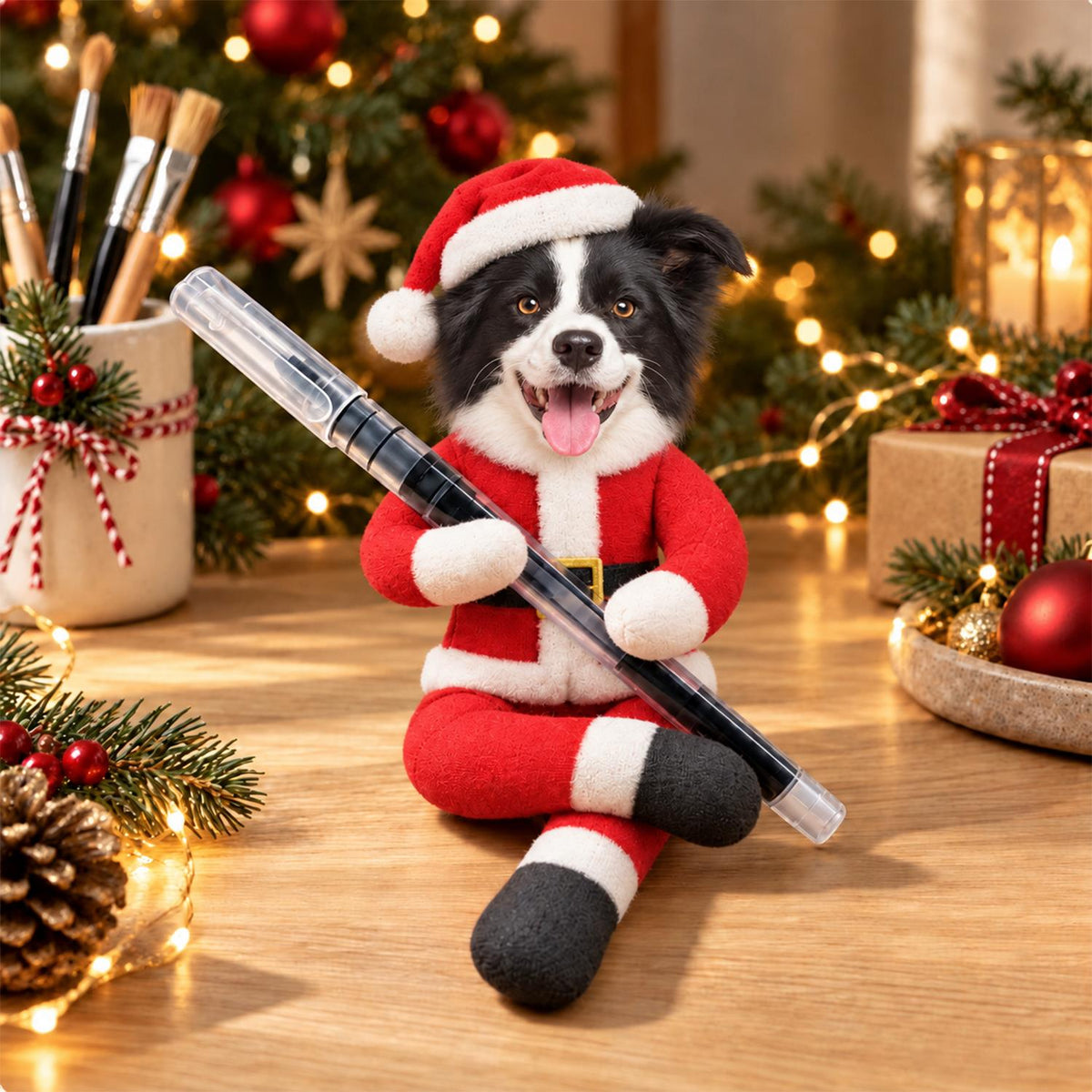 My Merry Pup, Personalized Photo Pet Squishy Toy Poseable Plush Doll, Funny Gift For Dog Mom, Dad, Cat Lover T1807 Hv01 TL06