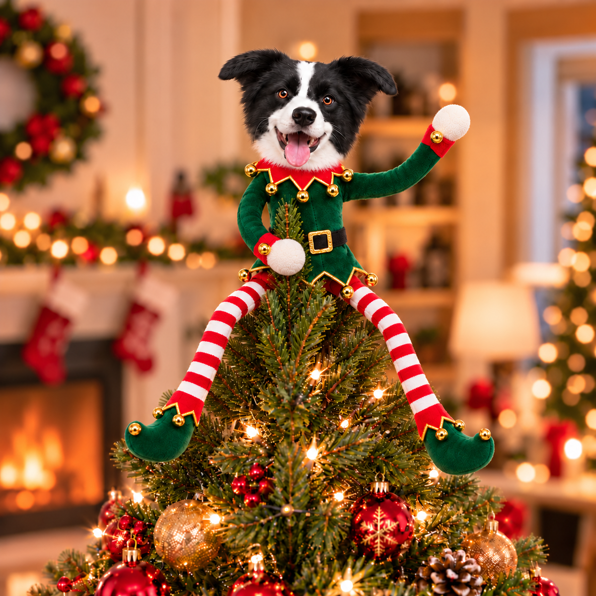 My Merry Pup, Personalized Photo Pet Squishy Toy Poseable Plush Doll, Funny Gift For Dog Mom, Dad, Cat Lover T1807 Hv01 TL06