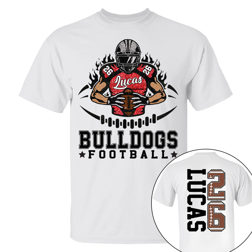 Personalized American Football Team Shirt - Football GameDay Custom Shirt Nh00