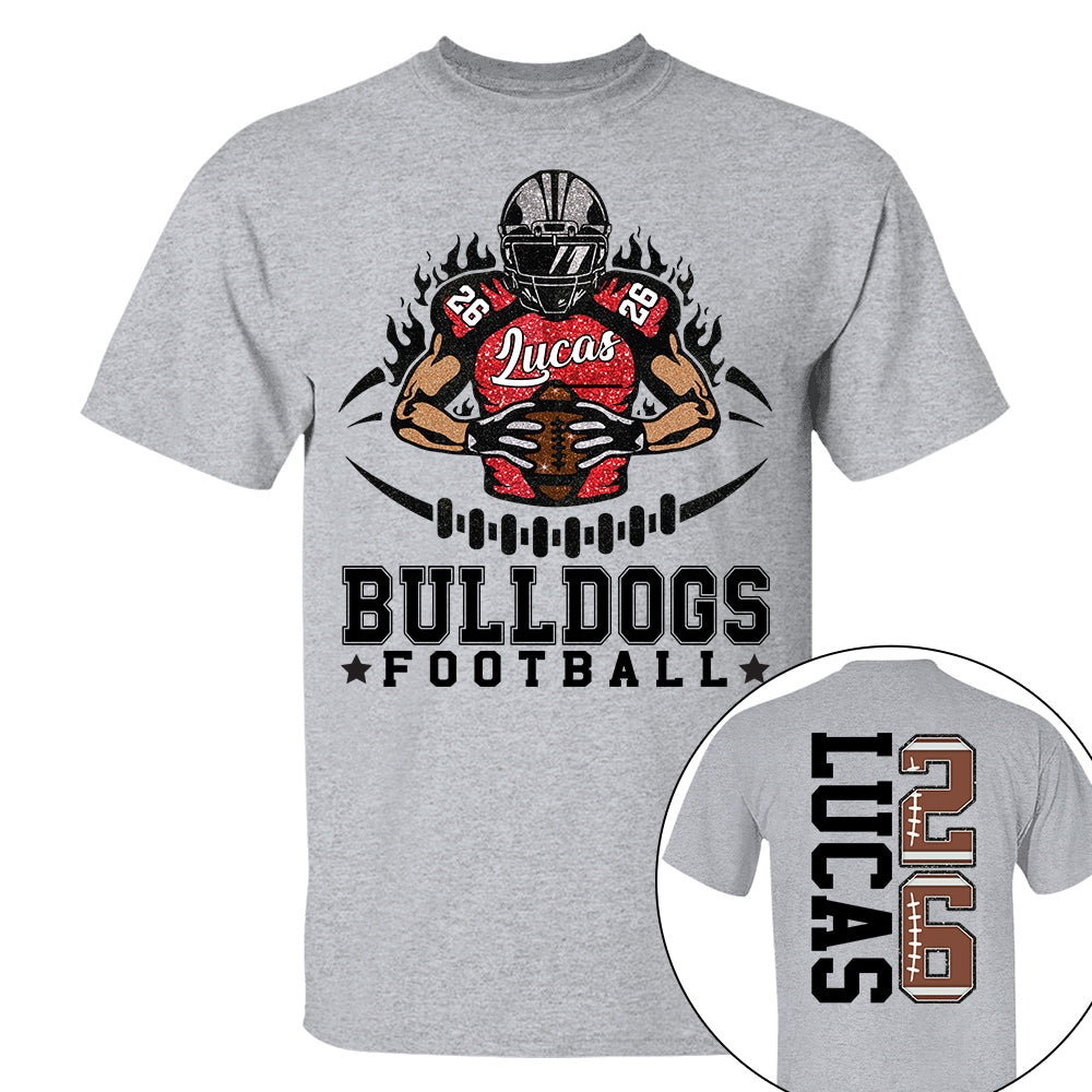 Personalized American Football Team Shirt - Football GameDay Custom Shirt Nh00