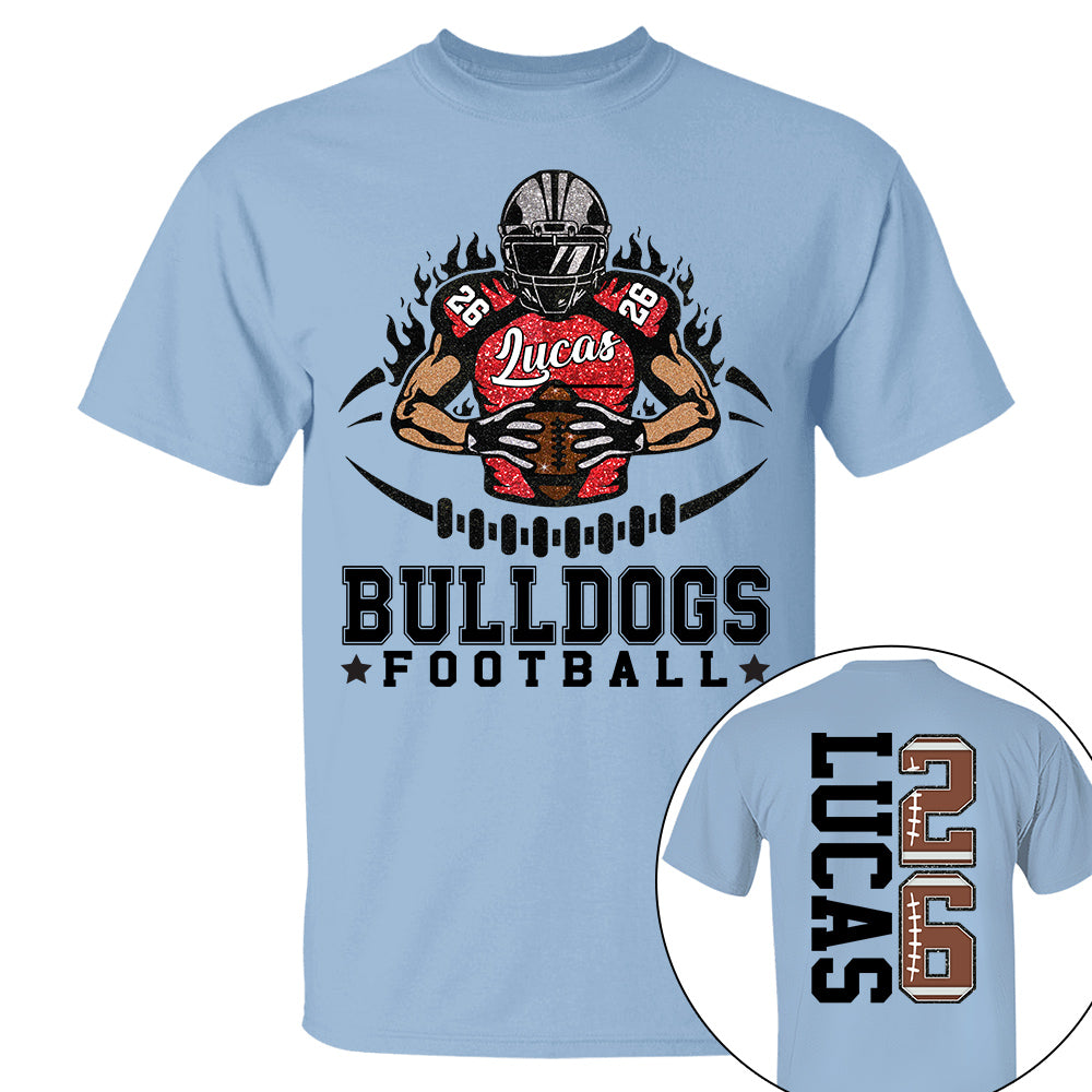 Personalized American Football Team Shirt - Football GameDay Custom Shirt Nh00