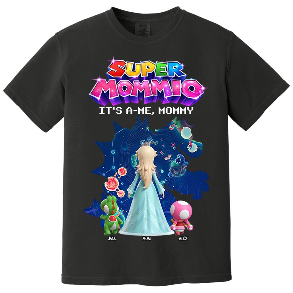 Customized Super Mommio It's A Me, Mommy Shirt, Gift For Mom, Mother's Day L0411 Nh00