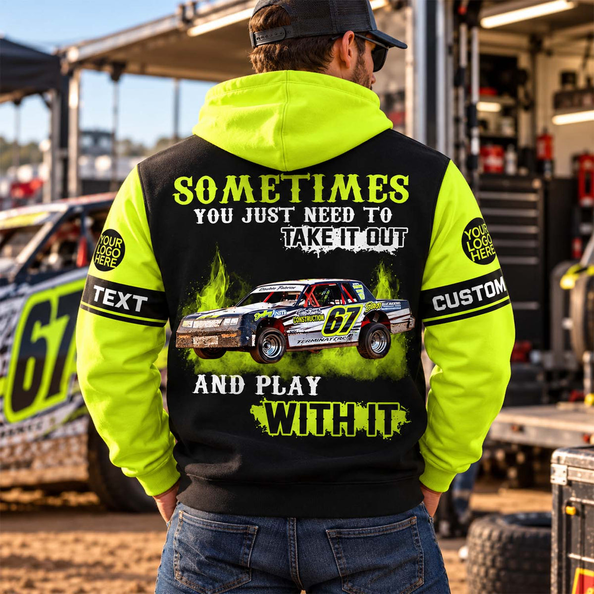 Take It Out & Play - Personalized Dirt Track Racing Photo All Over Print Shirts - Gift For Racing Fans A2110 Pt99 KL07