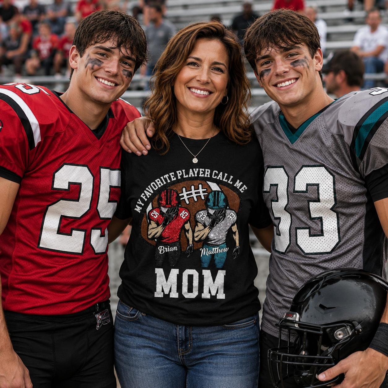 My Favorite Player Call Me Mom Grandma Personalized Football Mom Grandma Shirt Gift For Sport Family T1807 TH23