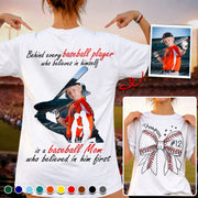 Baseball Mom Shirt, Personalized Baseball Shirt, Gift For Baseball Lover NA04 Li29