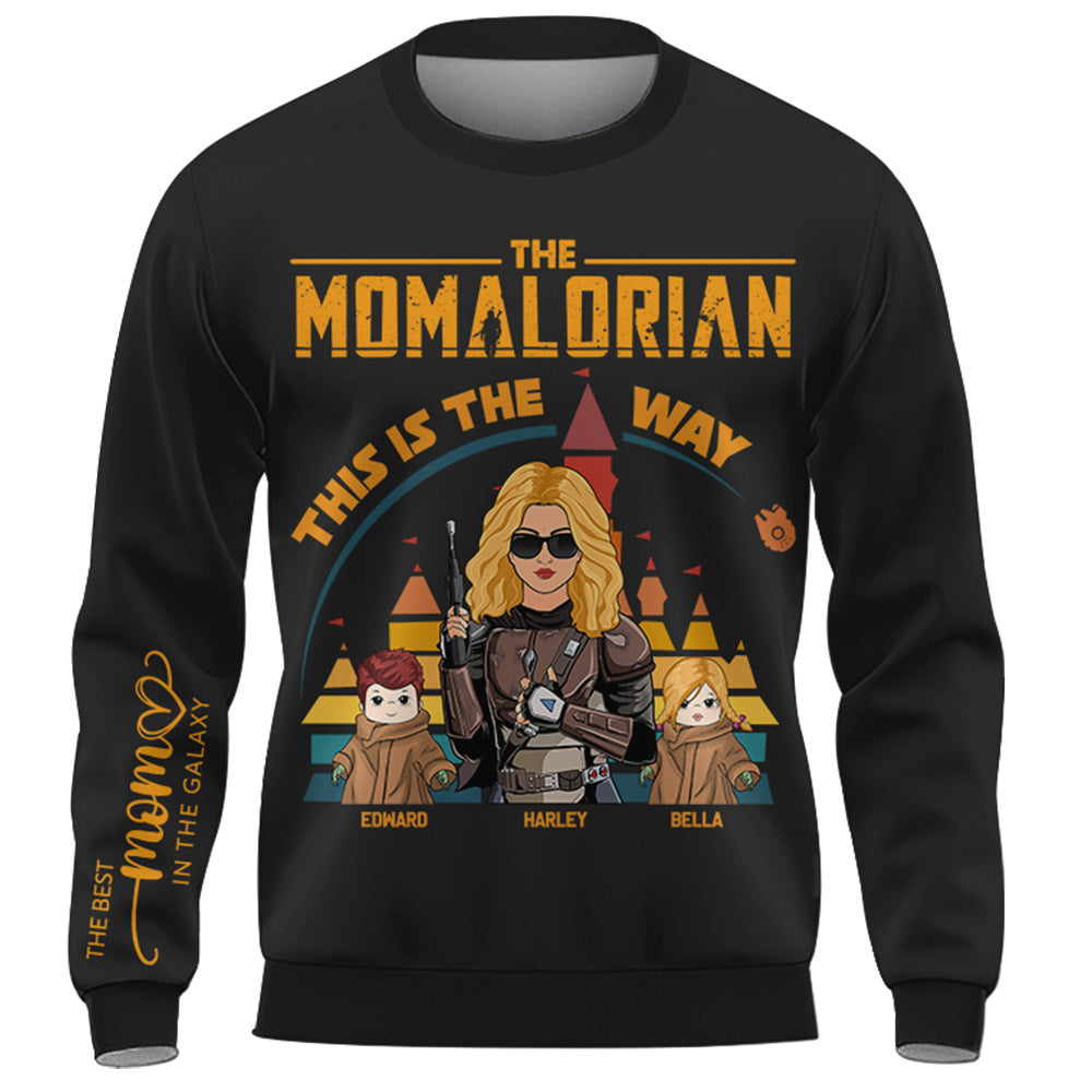 The Momalorian This Is The Way - Personalized Shirt For Mom T1807 Li29