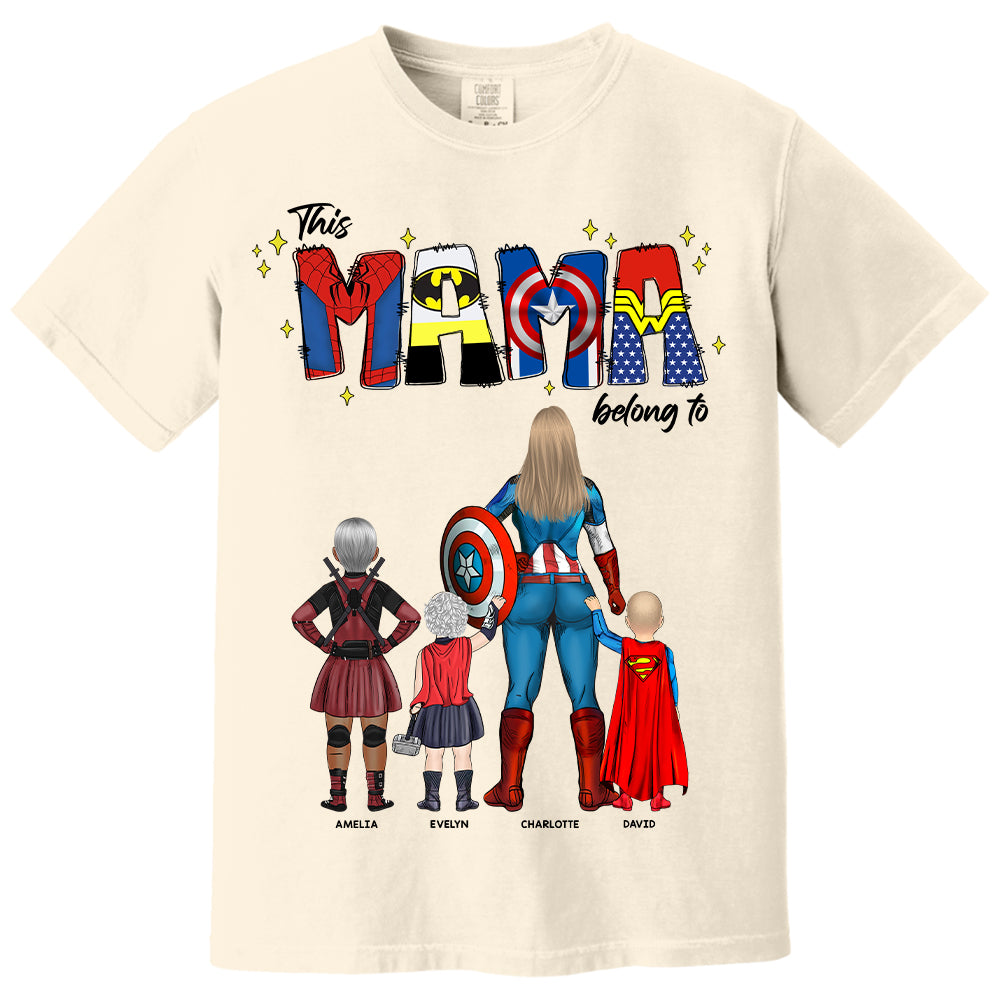 This Mama Belongs To - Personalized Gifts For Mom NA04 Hv01