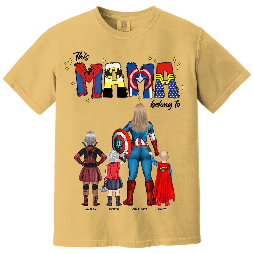This Mama Belongs To - Personalized Gifts For Mom NA04 Hv01