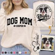 Personalized Dog Mom Shirt, This Human Belongs To, Gift For Dog Lover T1807c