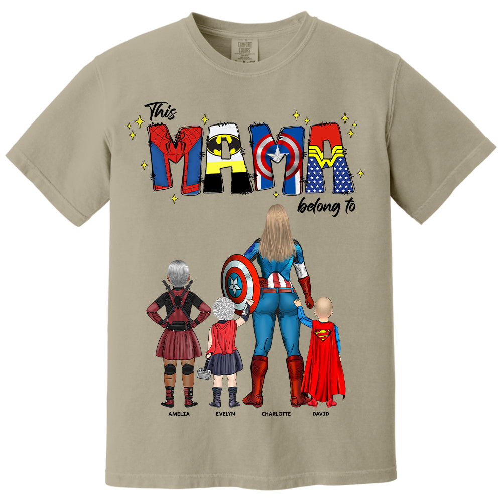 This Mama Belongs To - Personalized Gifts For Mom NA04 Hv01