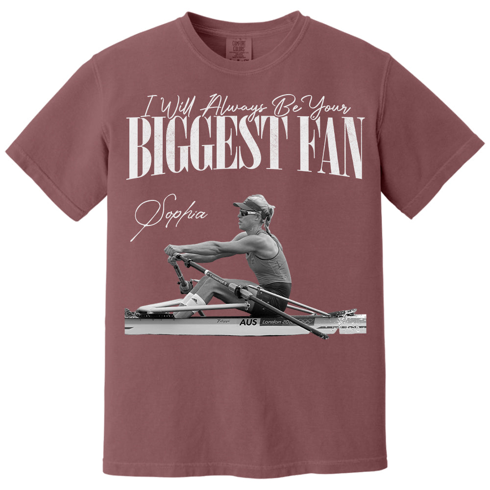 I'll Always Be Your Biggest Fan - Washed Tee Retro Bootleg Shirt For Rowing Players NA02