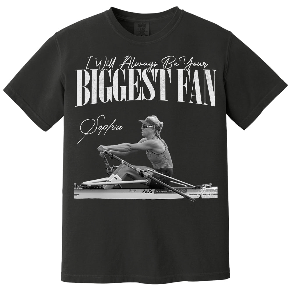 I'll Always Be Your Biggest Fan - Washed Tee Retro Bootleg Shirt For Rowing Players NA02