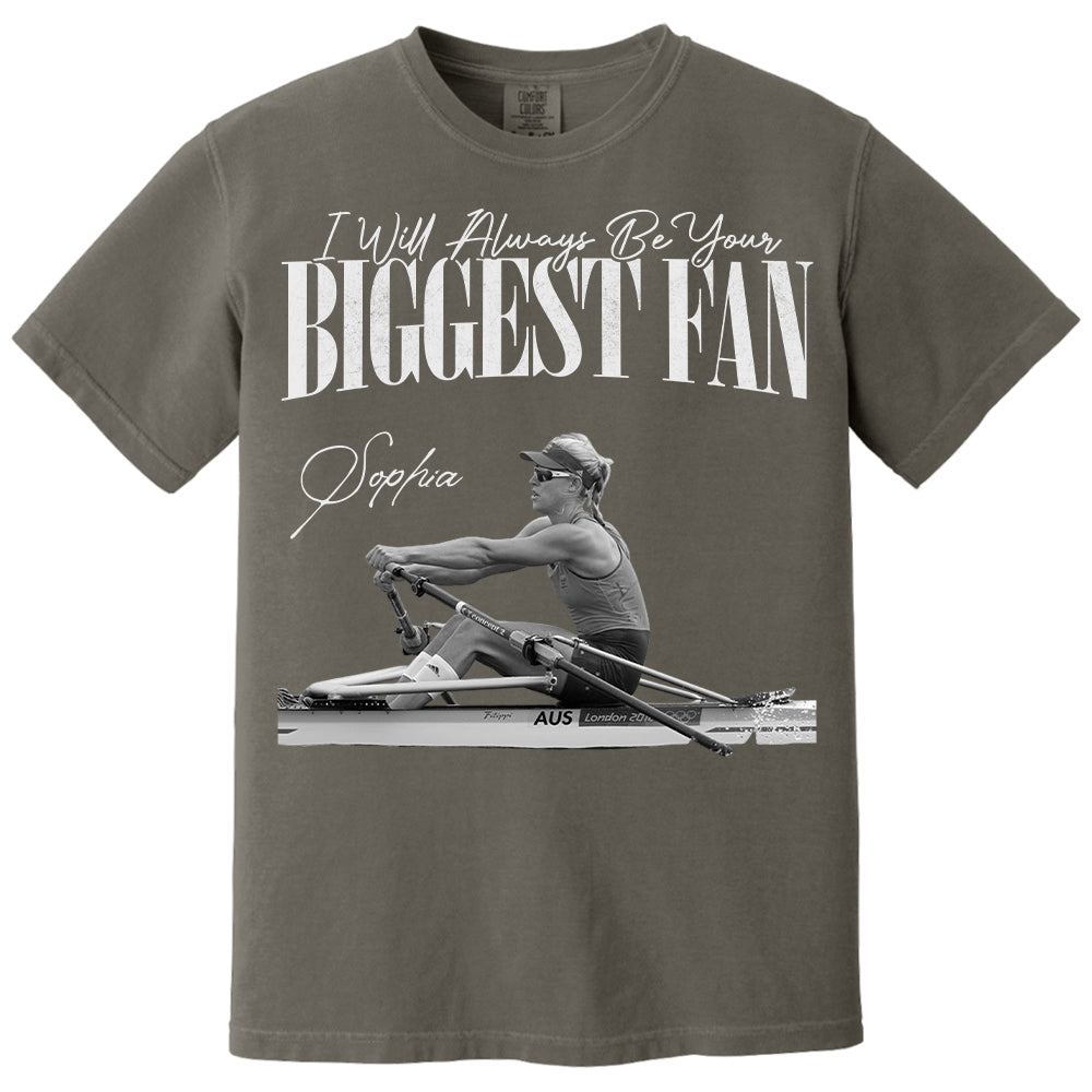 I'll Always Be Your Biggest Fan - Washed Tee Retro Bootleg Shirt For Rowing Players NA02