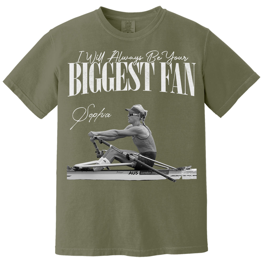 I'll Always Be Your Biggest Fan - Washed Tee Retro Bootleg Shirt For Rowing Players NA02