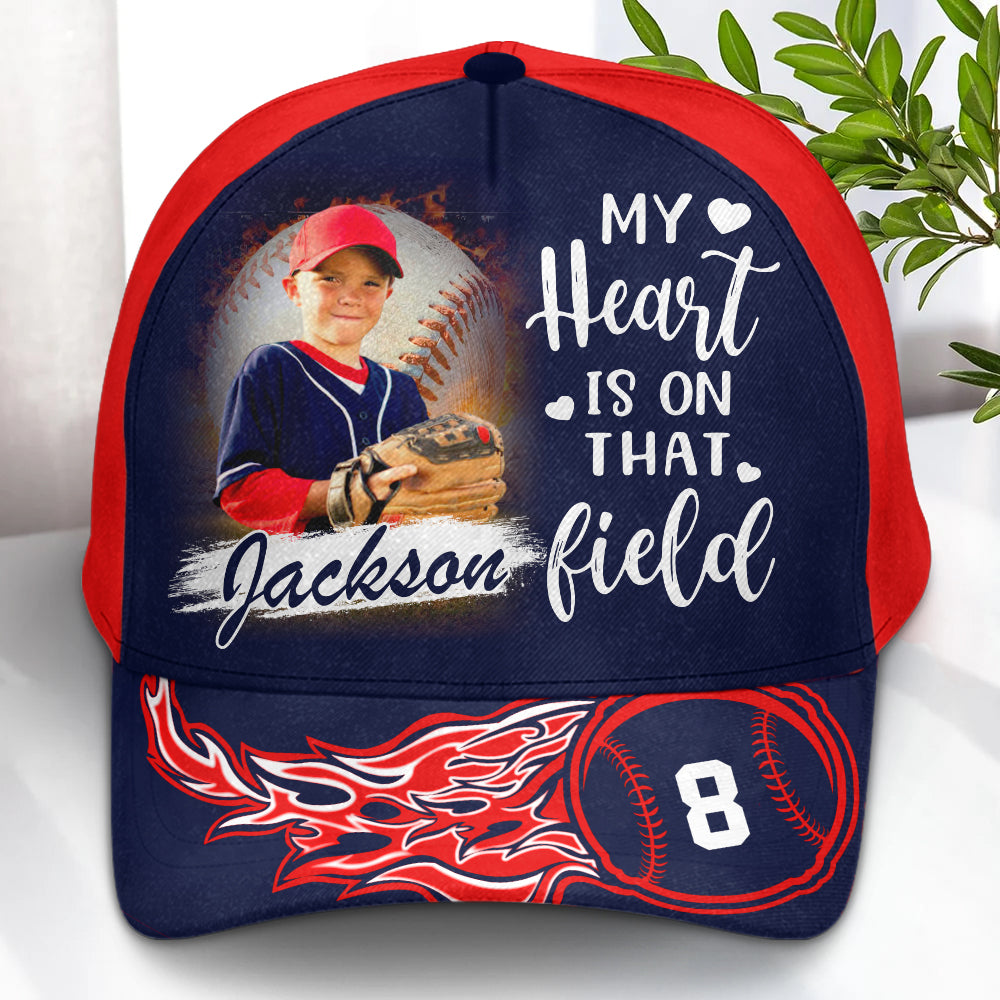 I Will Always Be Your Biggest Fan Custom Photo Cap GameDay Cap Gift For Baseball Mom Dad Sport Family Tu20