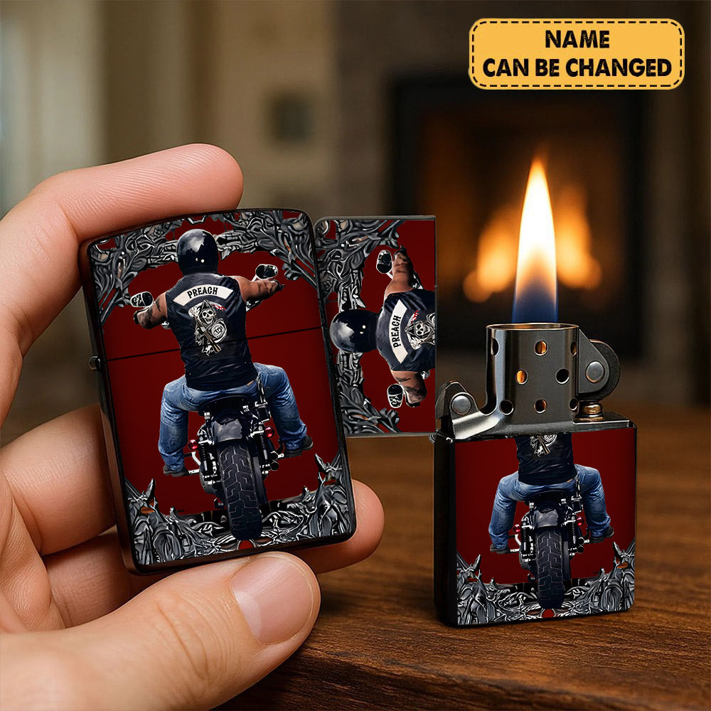 Personalized Biker Lighter A2110 -  Gift For Bikers A2110