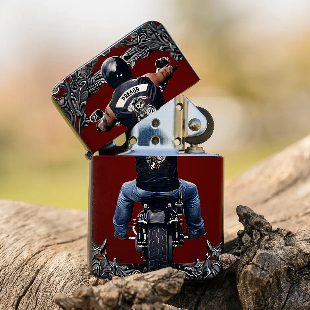 Personalized Biker Lighter A2110 -  Gift For Bikers A2110