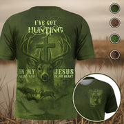 I've Got Hunting In My Veins And Jesus In My Heart All Over Print Shirt
