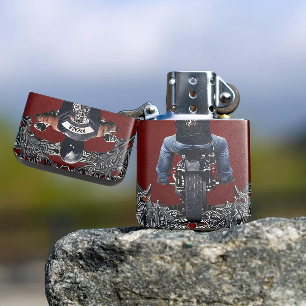 Personalized Biker Lighter A2110 -  Gift For Bikers A2110