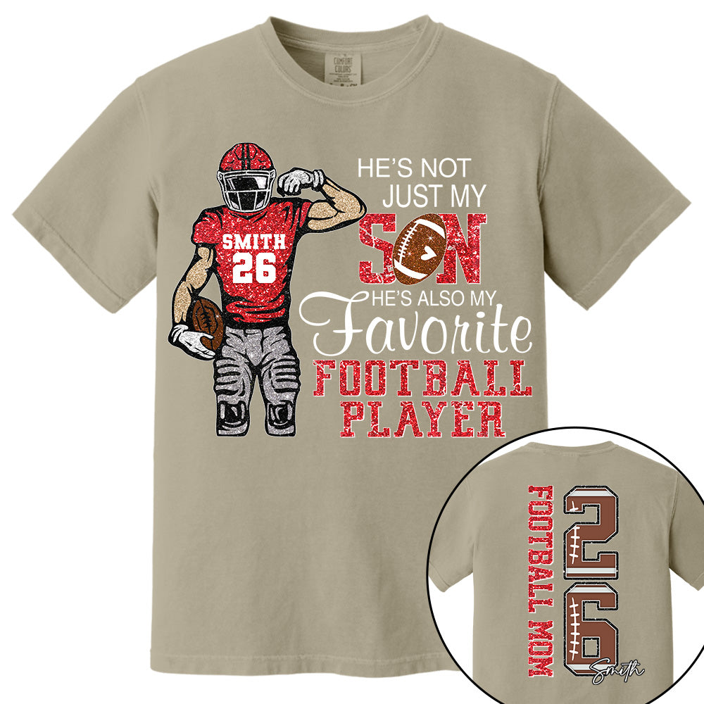 He’s Not Just My Grandson He’s Also My Fav Football Player, Personalized 2D Shirt Custom, Gift For Gameday TD22 VH01