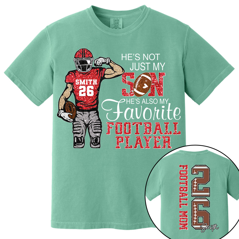 He’s Not Just My Grandson He’s Also My Fav Football Player, Personalized 2D Shirt Custom, Gift For Gameday TD22 VH01