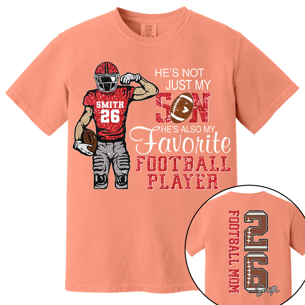 He’s Not Just My Grandson He’s Also My Fav Football Player, Personalized 2D Shirt Custom, Gift For Gameday TD22 VH01