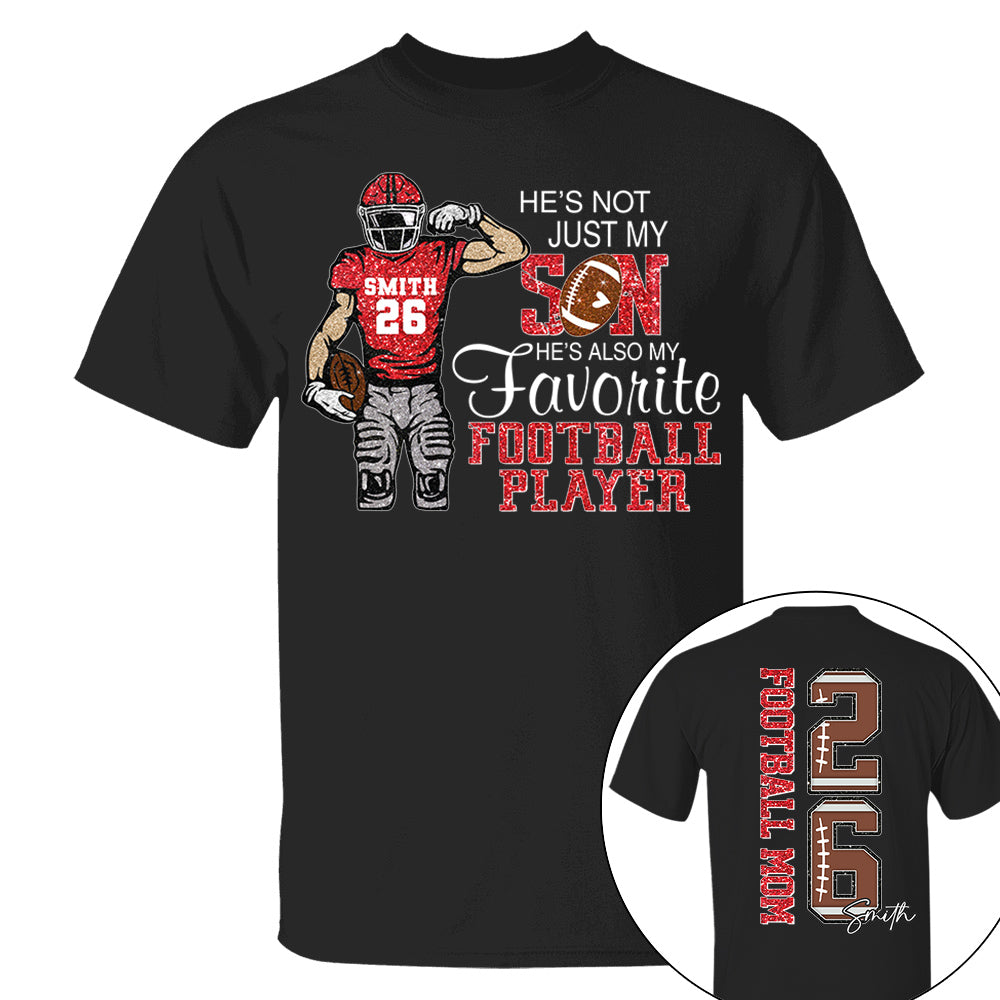 He’s Not Just My Grandson He’s Also My Fav Football Player, Personalized 2D Shirt Custom, Gift For Gameday TD22 VH01