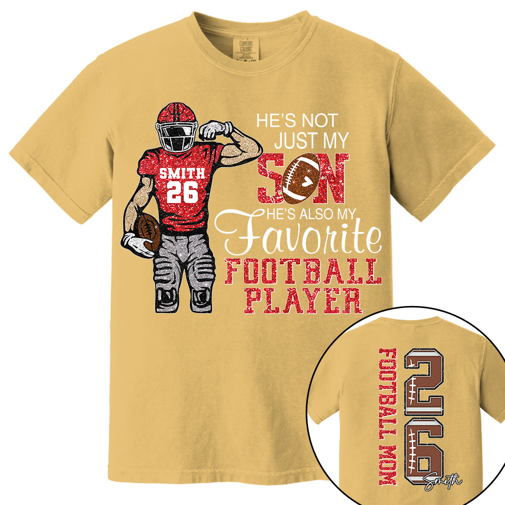 He’s Not Just My Grandson He’s Also My Fav Football Player, Personalized 2D Shirt Custom, Gift For Gameday TD22 VH01