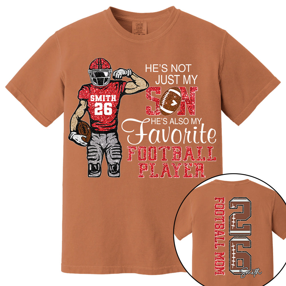 He’s Not Just My Grandson He’s Also My Fav Football Player, Personalized 2D Shirt Custom, Gift For Gameday TD22 VH01