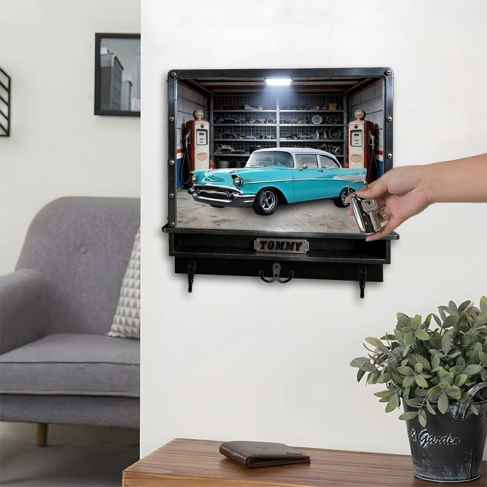 Personalized Custom Photo Garage Key Holder A2110 Pt99