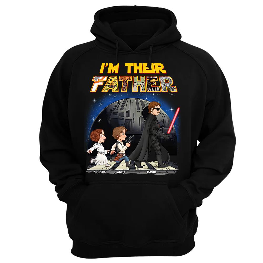 Personalized I Am Their Father Shirt, Custom Dad And Kids Name Shirt, Fathers Day Shirt, Gift for Dad Na02 Hv01