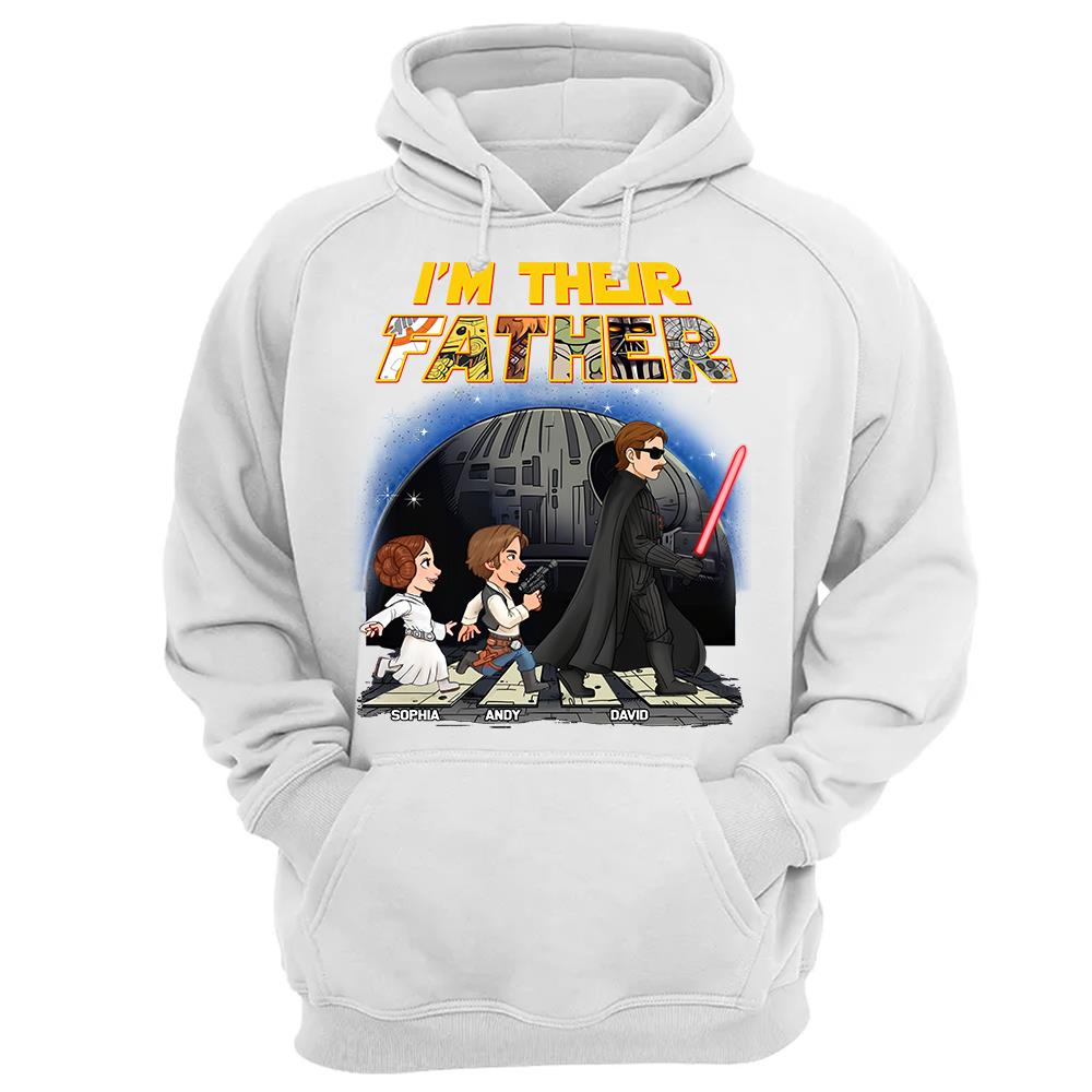 Personalized I Am Their Father Shirt, Custom Dad And Kids Name Shirt, Fathers Day Shirt, Gift for Dad Na02 Hv01