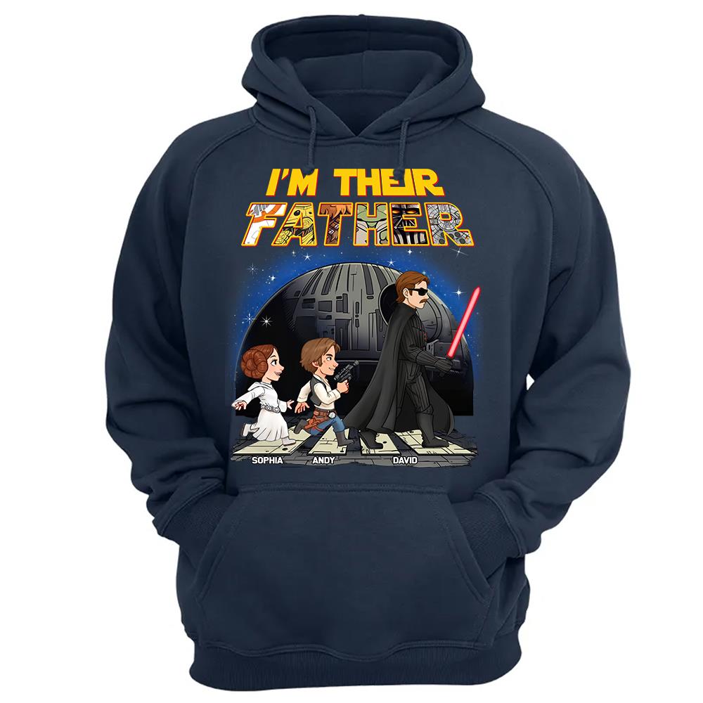 Personalized I Am Their Father Shirt, Custom Dad And Kids Name Shirt, Fathers Day Shirt, Gift for Dad Na02 Hv01