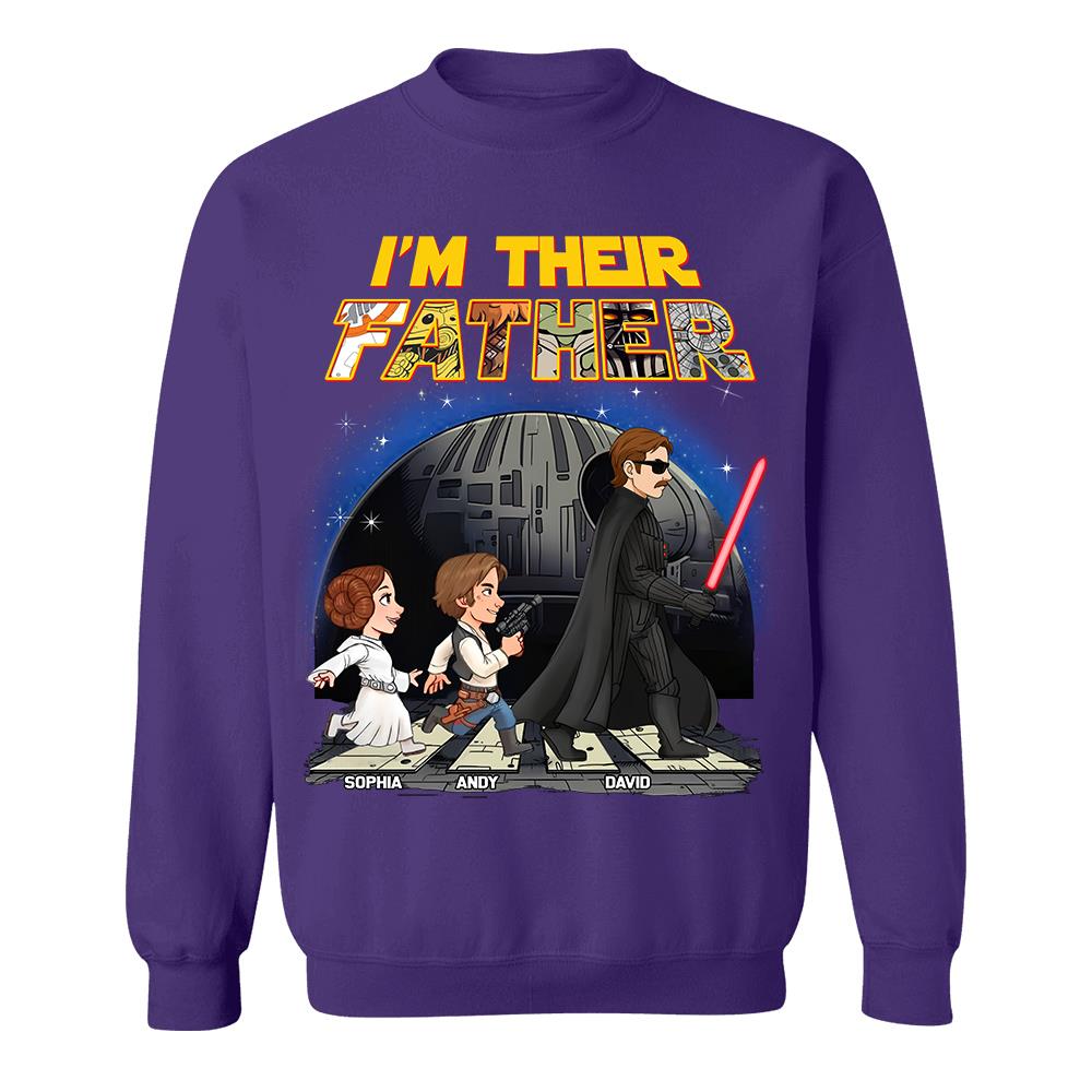 Personalized I Am Their Father Shirt, Custom Dad And Kids Name Shirt, Fathers Day Shirt, Gift for Dad Na02 Hv01