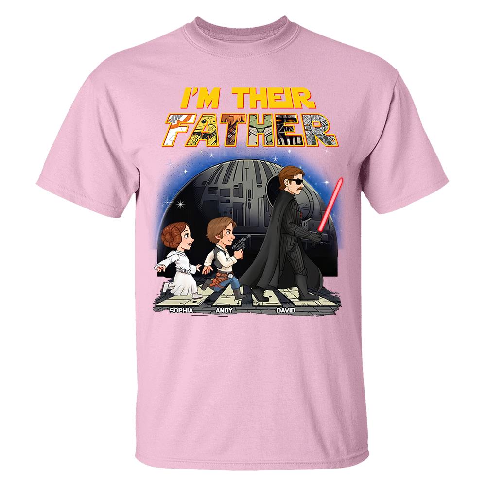 Personalized I Am Their Father Shirt, Custom Dad And Kids Name Shirt, Fathers Day Shirt, Gift for Dad Na02 Hv01