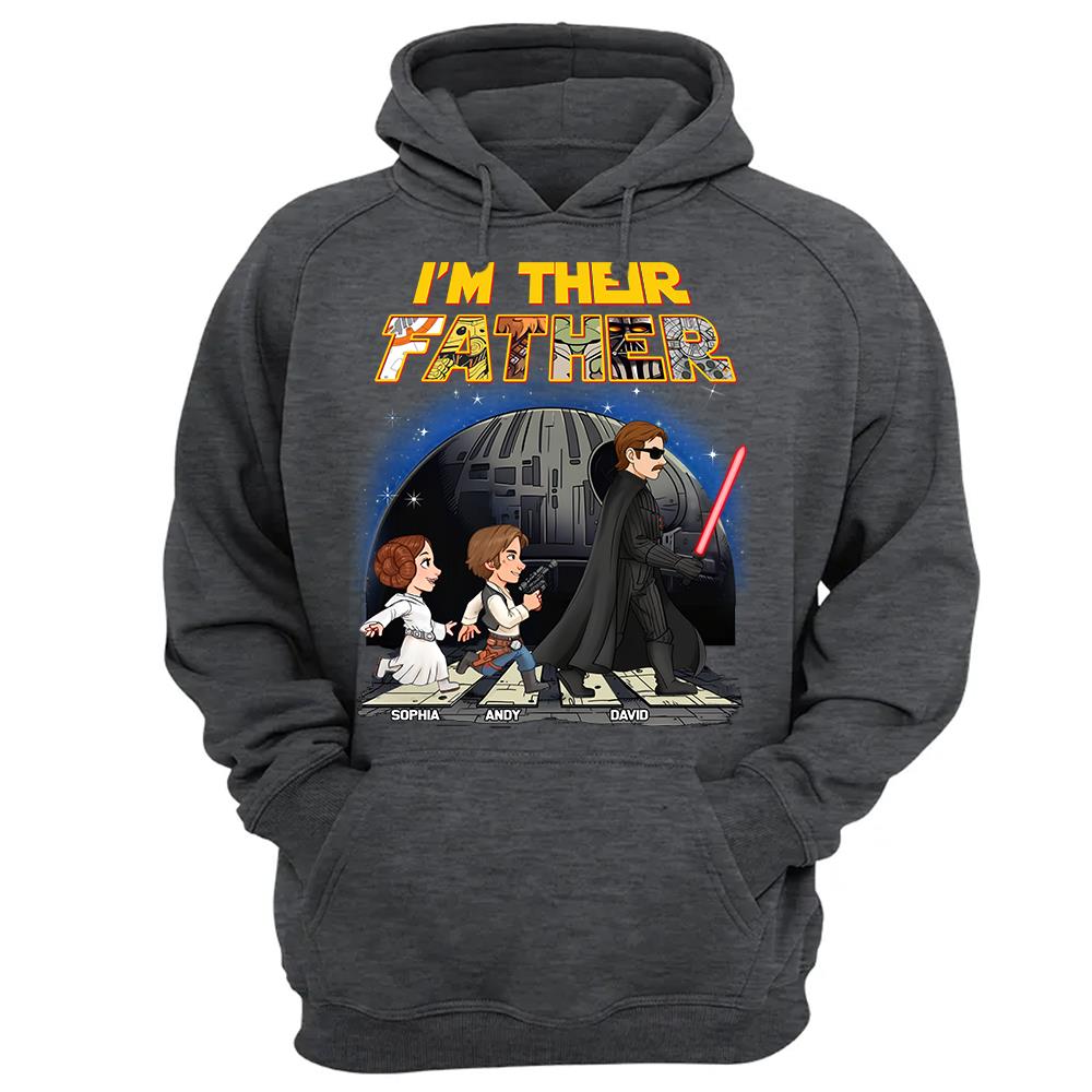 Personalized I Am Their Father Shirt, Custom Dad And Kids Name Shirt, Fathers Day Shirt, Gift for Dad Na02 Hv01