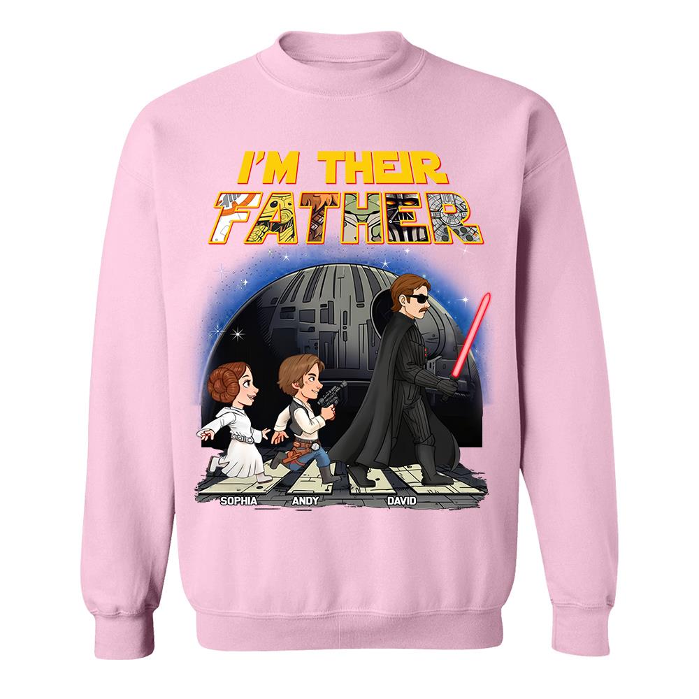 Personalized I Am Their Father Shirt, Custom Dad And Kids Name Shirt, Fathers Day Shirt, Gift for Dad Na02 Hv01