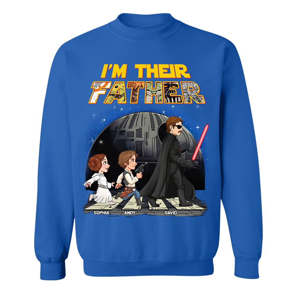 Personalized I Am Their Father Shirt, Custom Dad And Kids Name Shirt, Fathers Day Shirt, Gift for Dad Na02 Hv01