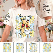 Mama Bear EST, Personalized Mother Shirt with Kids Names, Perfect Gift for Mother's Day, Gift For Mama Nini Gigi Nene Grandma MI209 TH23