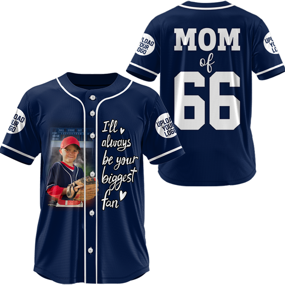 Custom Photo Baseball Game Day Baseball Jersey Gift For Baseball Lovers - Personalized Gift For Baseball Player K1702